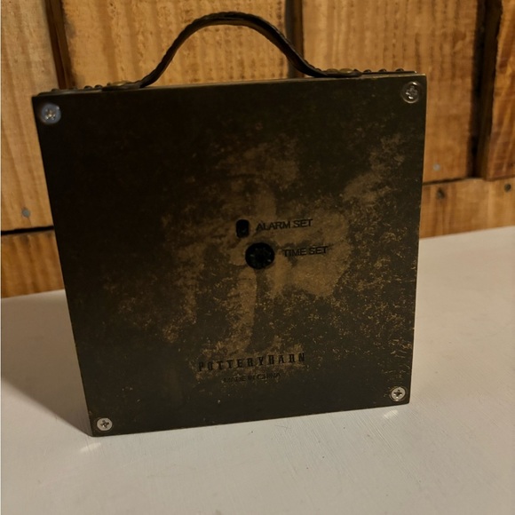Rustic Pottery Barn Alarm Clock - Picture 3 of 3